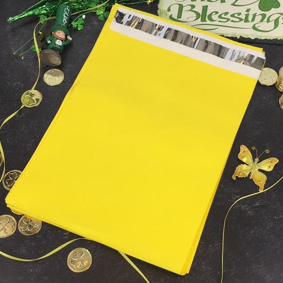 50 10X13 Yellow Poly Mailers PRICE IS FIRM - Picture 7 of 7